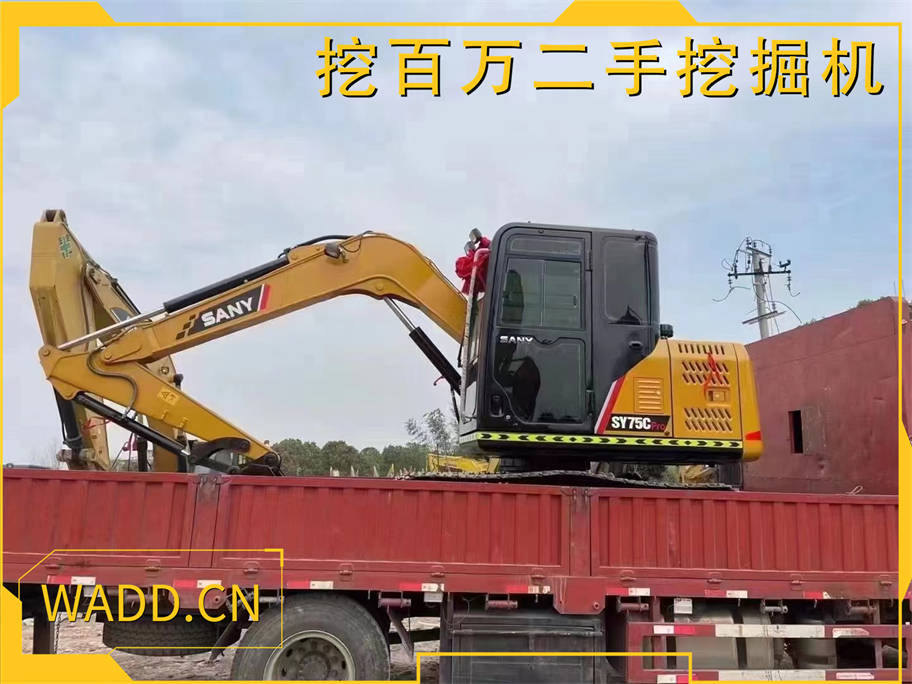 挖百萬(wàn)二手挖掘機(jī)助力客戶(hù)買(mǎi)到滿(mǎn)意的三一75二手挖掘機(jī)！